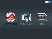 Thomson iNTUiVA GPS280 - Menüführung - 1