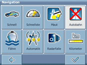 Thomson iNTUiVA GPS280 - Routenoptionen - 3