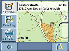 Thomson iNTUiVA GPS280 - Routenverlauf & ReRouting - 1