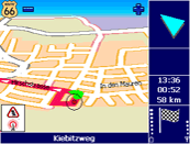 BM-6600 und Route 66 Navigate 7 - Kartendarstellung - 2