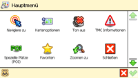BM-6600 und Route 66 Navigate 7 - Menüführung - 1