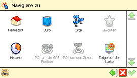 BM-6600 und Route 66 Navigate 7 - Zieleingabe - 1