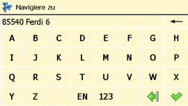 BM-6600 und Route 66 Navigate 7 - Zieleingabe - 2