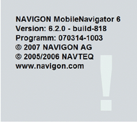 Navigon stellt die Version 6.2.0 für PDAs online...