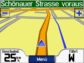 Garmin zûmo 550/500/400 - Visuelle und akustische Zielführung - 2