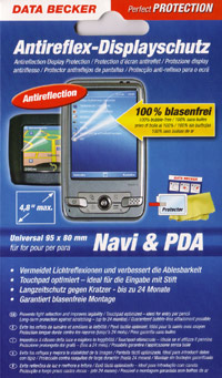 Folien Vergleichstest - Data Becker Antireflex-Displayschutz - 1