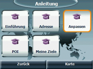 Destinator 7 PDA - Screenshots - Anpassen - 1