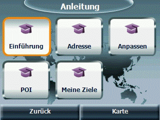 Destinator 7 PDA - Screenshots - Einführung - Grundlagen - 1