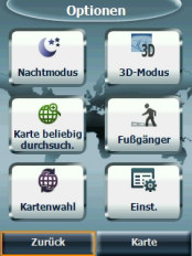 Destinator 7 PDA - Screenshots - Einstellmöglichkeiten I - 1