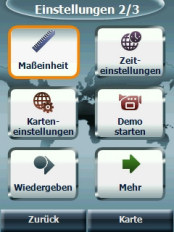 Destinator 7 PDA - Screenshots - Einstellmöglichkeiten I - 3