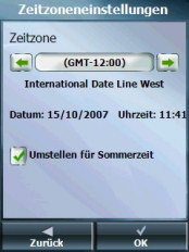 Destinator 7 PDA - Screenshots - Einstellmöglichkeiten II - 6