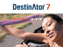 Destinator 7 PDA - Screenshots - Kartenansicht Querformat - 1