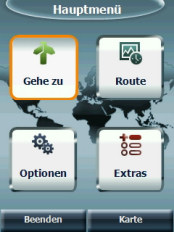 Destinator 7 PDA - Screenshots - Zieleingabe - 1