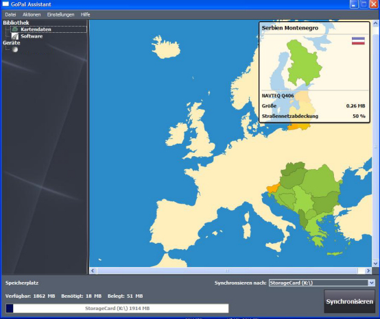 MEDION MD 96220 (PNA315T) mit GoPal 3.0 ME - Das Kartenmaterial - 1