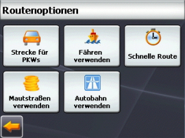 MEDION MD 96220 (PNA315T) mit GoPal 3.0 ME - Routenoptionen und Routenberechnung - 2
