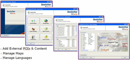 Preview Destinator 7 - Maps, POIs und Sprachen über PC zu verwalten - 1