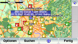 Clever-Tanken POI-Dienst - Screenshots am Beispiel TomTom - 2