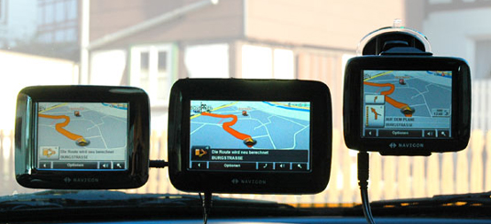 NAVIGON 2110 vs 5110 vs 7110 - Display Vergleich - 1