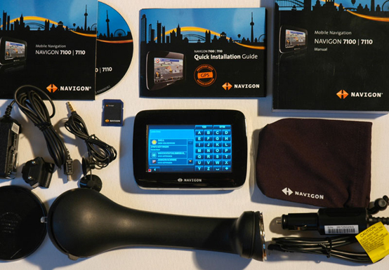 NAVIGON 2110 vs 5110 vs 7110 - Technische Daten 7110 - 1