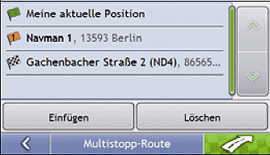 Navman S90i - Routenplanung - 1