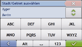 Navman S90i - Zieleingabe - 1