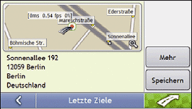 Navman S90i - Zieleingabe, Routenoptionen und Routenplanung (5264) - 2