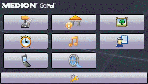 MEDION P4410 mit ActiveCradle und 3.0 PE - Menuansichten - 1