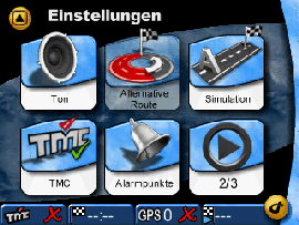VDO Dayton PN 2050 im GEO24-Test - Menüführung - 2