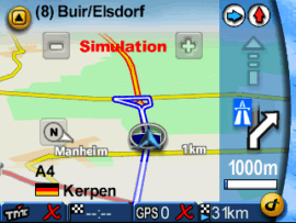 VDO Dayton PN 2050 im GEO24-Test - Pfeildarstellung - 2