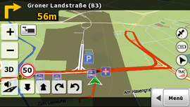 Mio C620t - Darstellung und Kartenmaterial (5355) - 1