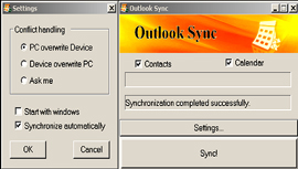 Mio C620t - Kontakte und Kalender - 1