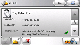 Mio C620t - Kontakte und Kalender - 2