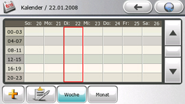 Mio C620t - Kontakte und Kalender - 3