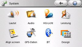 Mio C620t - Menüführung - 2