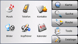 Mio C620t - Menüführung - 3