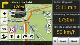 Mio C620t - Routenoptionen, Routenplanung und Routenberechnungsgeschwindigkeit (5369) - 2