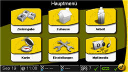 VDO Dayton PN 4000 - Menüführung - 1