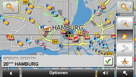NAVIGON 2100 / 2110 max - Darstellung und  POI Vielfalt - 1