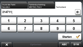 NAVIGON 2100 / 2110 max - Fahrtenbuch - 1