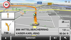 NAVIGON 2100 / 2110 max - Radar-Info und Geschwindigkeitswarner - 2