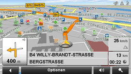 NAVIGON 2100 / 2110 max - Reality View Pro , Fahrspur-Assistent Pro und Reale Beschilderungsanzeige - 1