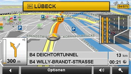 NAVIGON 2100 / 2110 max - Reality View Pro , Fahrspur-Assistent Pro und Reale Beschilderungsanzeige - 2