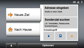 NAVIGON 2100 / 2110 max - Zieleingabe - 1