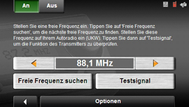 NAVIGON 8110 - Ansagen, Lautstärke und FM-Transmitter - 1