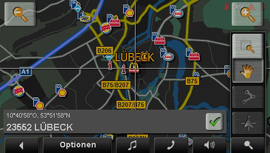 NAVIGON 8110 - Darstellung und POI Vielfalt, Ansagen und Lautstärke, POI-Warner (5540) - 2