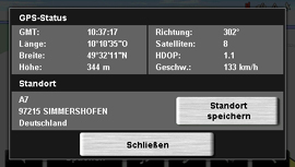 NAVIGON 8110 - GPS-Empfang - 1