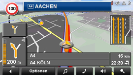 NAVIGON 8110 - Orientierungshilfen und Routenoptionen (5527) - 2