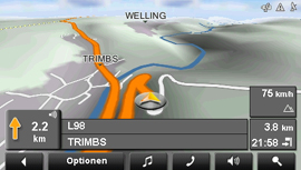 NAVIGON 8110 - Panorama View - 3