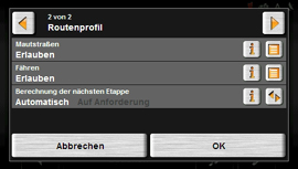 NAVIGON 8110 - Routenoptionen - 2