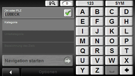 NAVIGON 8110 - Zieleingabe - 2